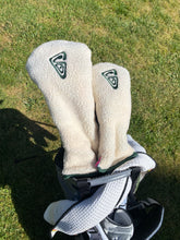 Load image into Gallery viewer, Dart Thrower Reversible Fleece Head Cover | Fruit Looper