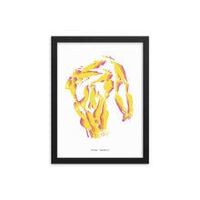 Load image into Gallery viewer, Old Mac Dystopo Map - Yellow (Framed)