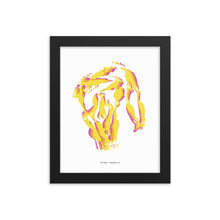 Load image into Gallery viewer, Old Mac Dystopo Map - Yellow (Framed)