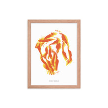 Load image into Gallery viewer, Old Mac Dystopo Map - Red (Framed)