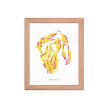 Load image into Gallery viewer, Old Mac Dystopo Map - Yellow (Framed)