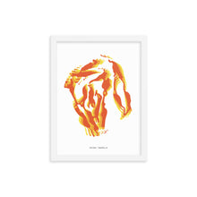 Load image into Gallery viewer, Old Mac Dystopo Map - Red (Framed)