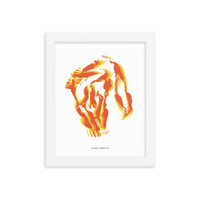 Load image into Gallery viewer, Old Mac Dystopo Map - Red (Framed)