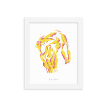 Load image into Gallery viewer, Old Mac Dystopo Map - Yellow (Framed)
