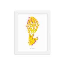 Load image into Gallery viewer, Sheep Dystopo Map - Yellow (Framed)