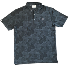 Load image into Gallery viewer, Suavanza Hawaiian Polo | Black