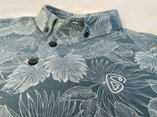 Load image into Gallery viewer, Suavanza Hawaiian Polo | Blue Storm