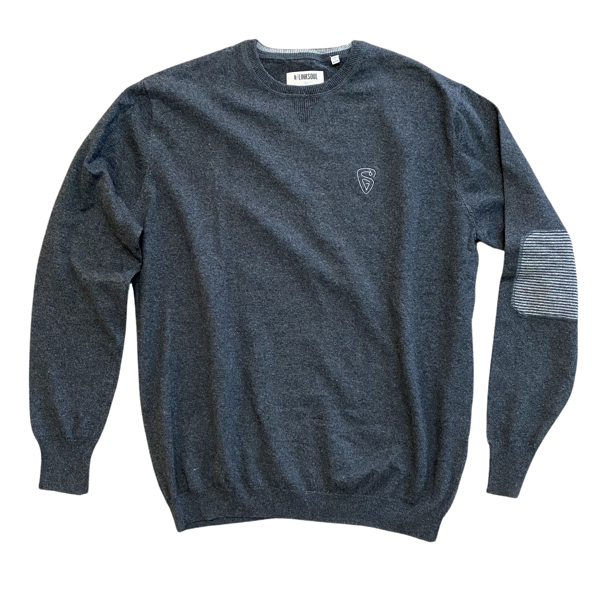 Linksoul Cotton-Cashmere Elbow Patch Sweater