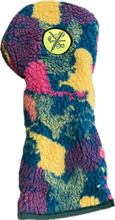 Load image into Gallery viewer, Dart Thrower Reversible Fleece Head Cover | Fruit Looper
