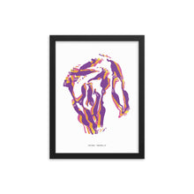 Load image into Gallery viewer, Old Mac Dystopo Map - Purple (Framed)
