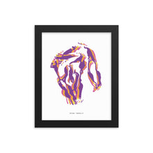 Load image into Gallery viewer, Old Mac Dystopo Map - Purple (Framed)
