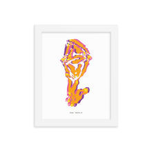 Load image into Gallery viewer, Sheep Dystopo Map - Orange (Framed)
